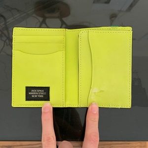 Jack Spade Green Card Wallet
